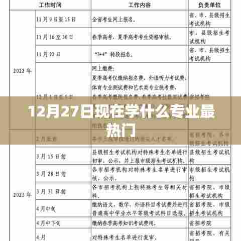 热门专业推荐，当下最受欢迎的领域选择