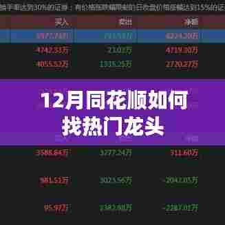 12月同花顺热门龙头股如何精准捕捉？