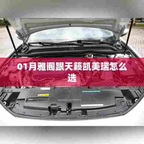01月购车指南，雅阁、天籁与凯美瑞对比选购建议