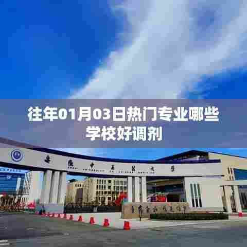 热门专业调剂好选择，哪些学校在往年一月三日备受瞩目？
