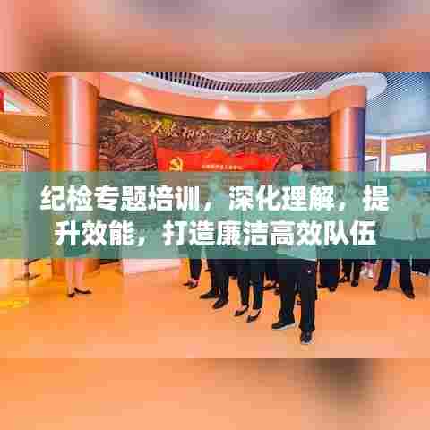 纪检专题培训，深化理解，提升效能，打造廉洁高效队伍