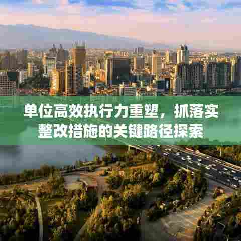 单位高效执行力重塑，抓落实整改措施的关键路径探索