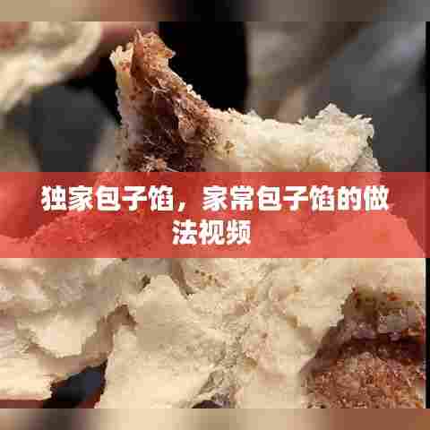 独家包子馅，家常包子馅的做法视频 