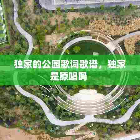 独家的公园歌词歌谱，独家是原唱吗 