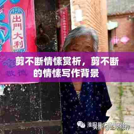 剪不断情愫赏析，剪不断的情愫写作背景 