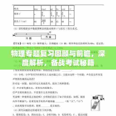 物理专题复习回顾与前瞻，深度解析，备战考试秘籍