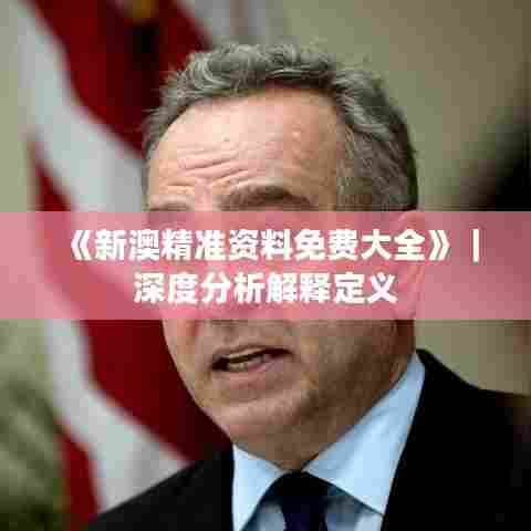 《新澳精准资料免费大全》｜深度分析解释定义