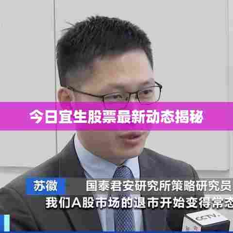 今日宜生股票最新动态揭秘