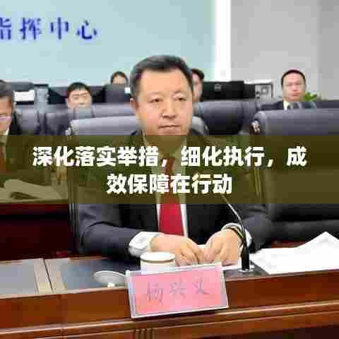 深化落实举措，细化执行，成效保障在行动