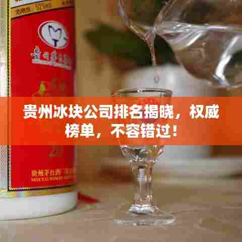 贵州冰块公司排名揭晓，权威榜单，不容错过！
