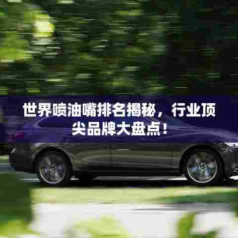 世界喷油嘴排名揭秘，行业顶尖品牌大盘点！