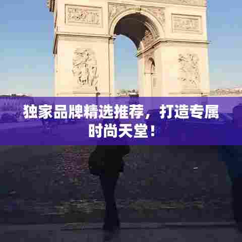 独家品牌精选推荐，打造专属时尚天堂！