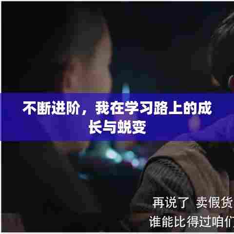 不断进阶，我在学习路上的成长与蜕变