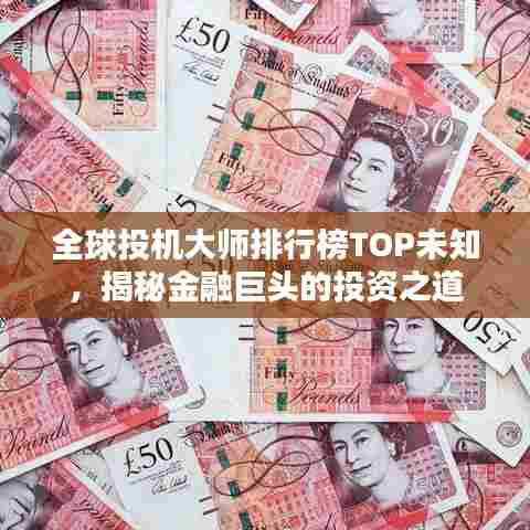全球投机大师排行榜TOP未知,揭秘金融巨头的投资之道