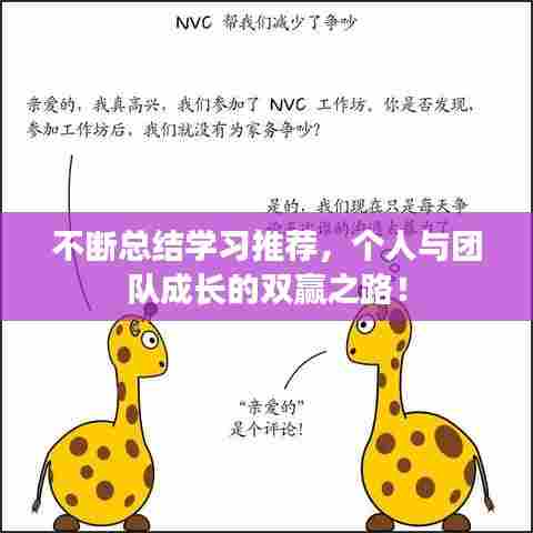 不断总结学习推荐，个人与团队成长的双赢之路！