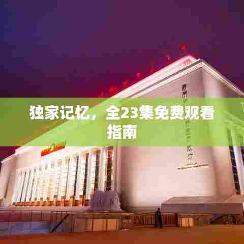 独家记忆，全23集免费观看指南