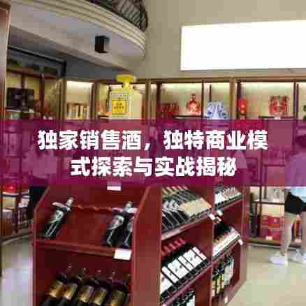 独家销售酒，独特商业模式探索与实战揭秘