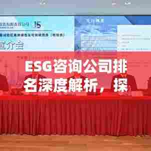 ESG咨询公司排名深度解析，探寻行业领军者的秘密武器