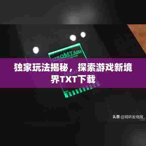 独家玩法揭秘,探索游戏新境界TXT下载