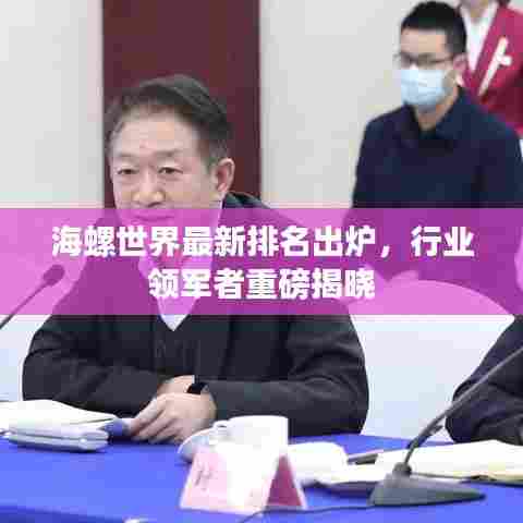 海螺世界最新排名出炉，行业领军者重磅揭晓