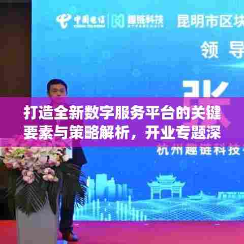 打造全新数字服务平台的关键要素与策略解析，开业专题深度剖析！