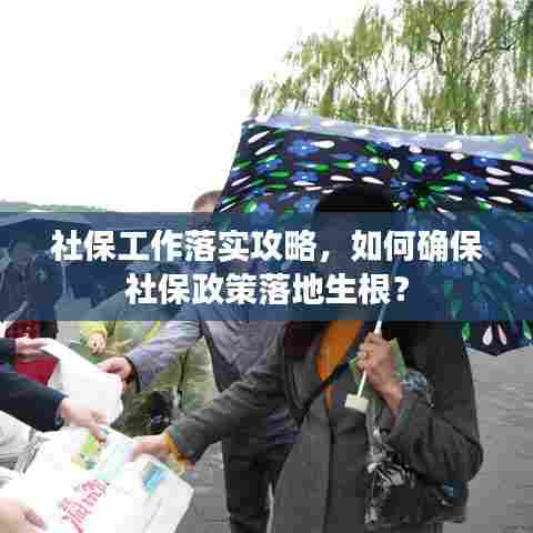社保工作落实攻略，如何确保社保政策落地生根？