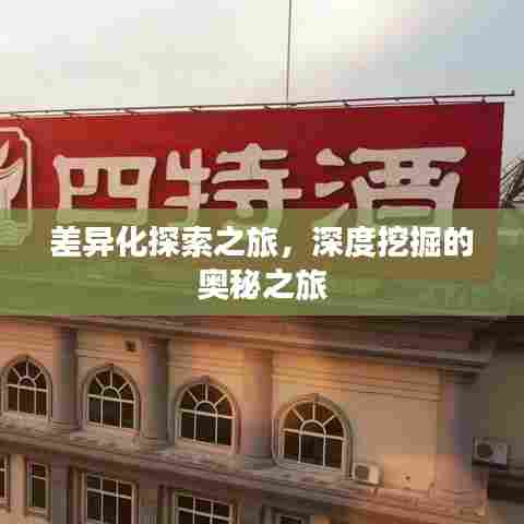 差异化探索之旅，深度挖掘的奥秘之旅