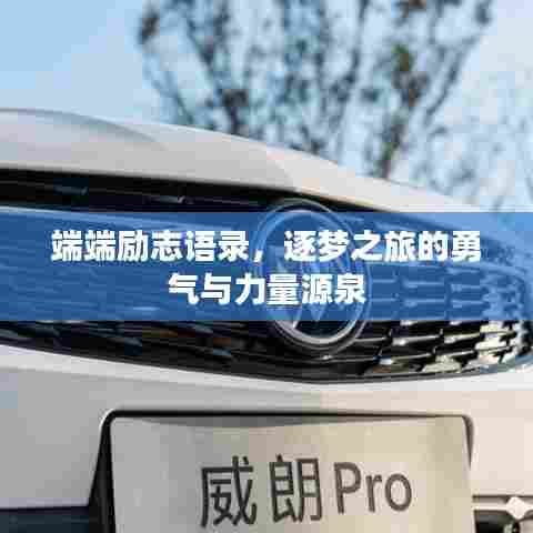 端端励志语录，逐梦之旅的勇气与力量源泉