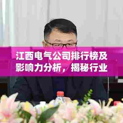 江西电气公司排行榜及影响力分析，揭秘行业巨头影响力